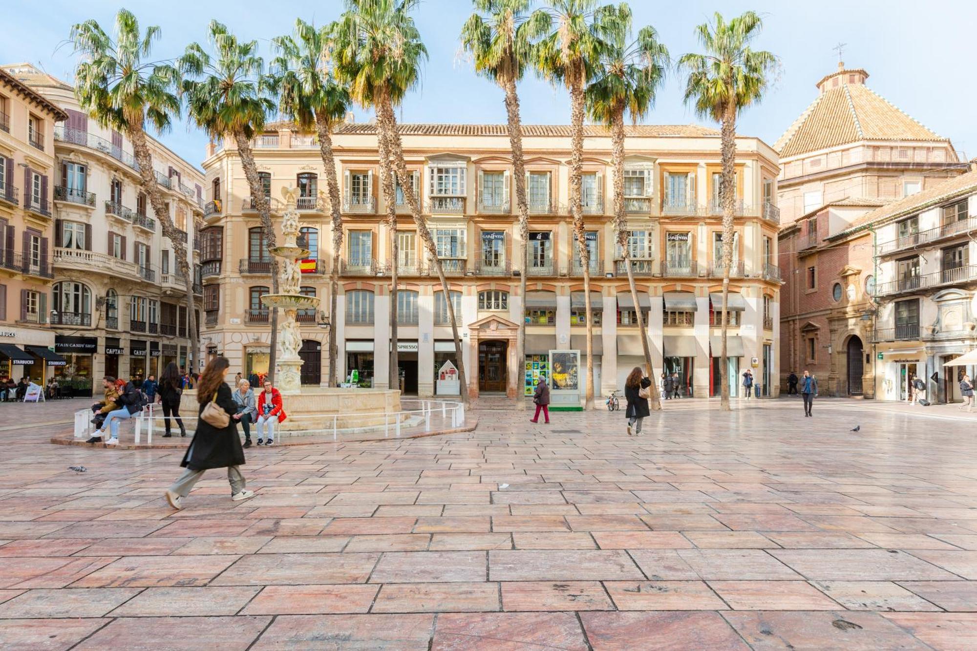 Plaza De La Constitucion Málaga Exterior foto
